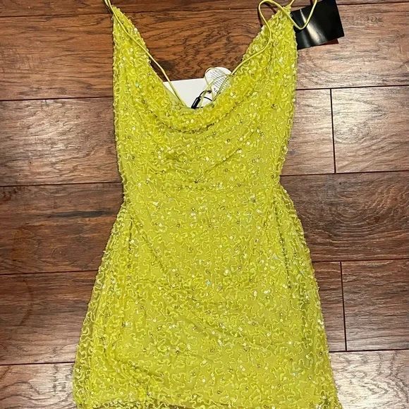 NWT retrofete $495 sequined-embellished dress